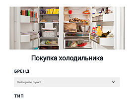Покупка холодильника