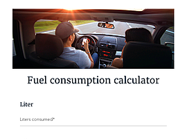 Calculating car fuel consumption