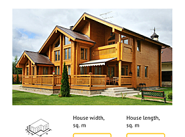 Calculating house building cost